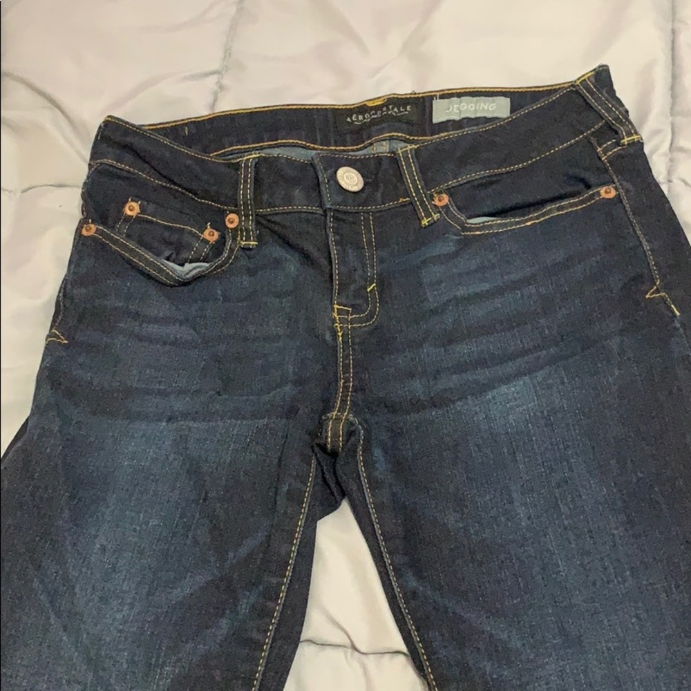 Aeropostale jeggings blue wash size 2